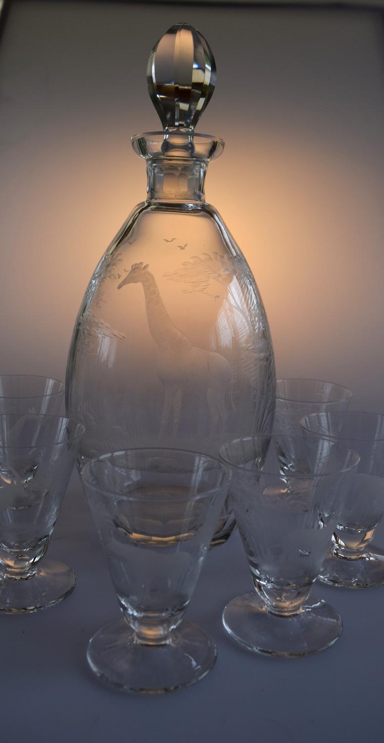 Rowland WARD CRISTALLO-cocktail bicchiere bicchieri-GIRAFFE 