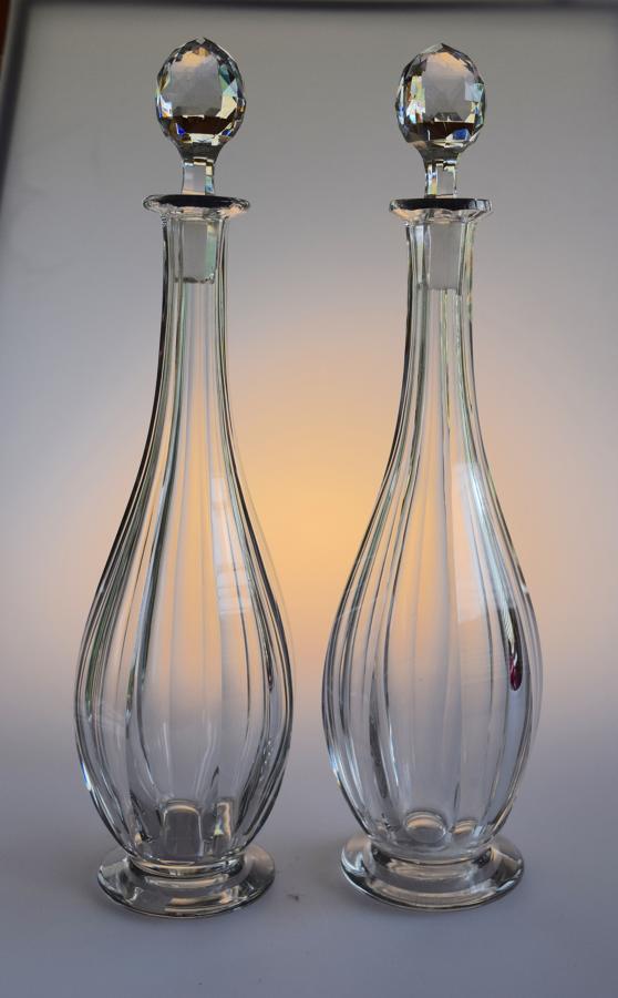 Pair of Baccarat decanters