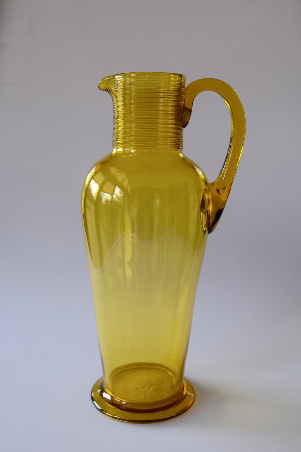 Rare yellow jug by James Powell