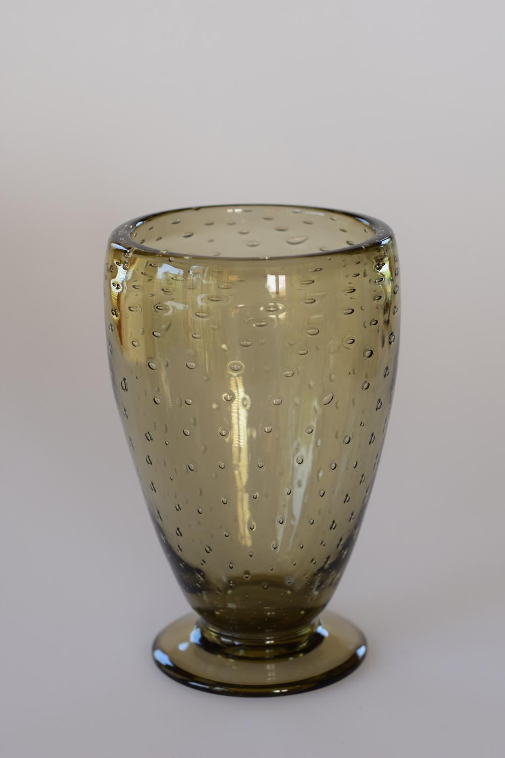 Whitefriars bubble vase.