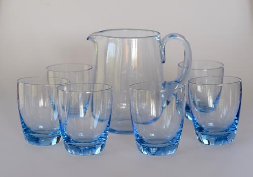 Sapphire blue lemonade set