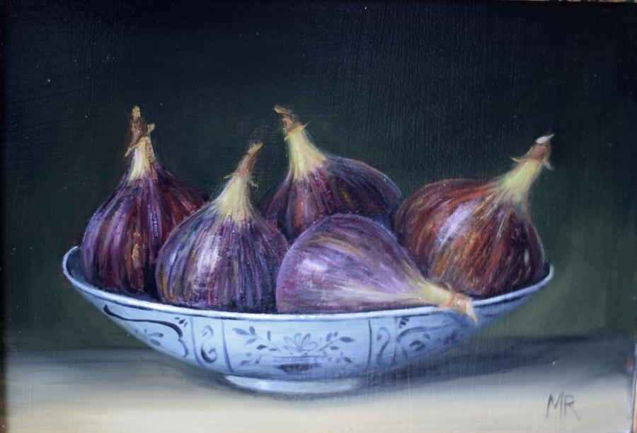 Painting of figs