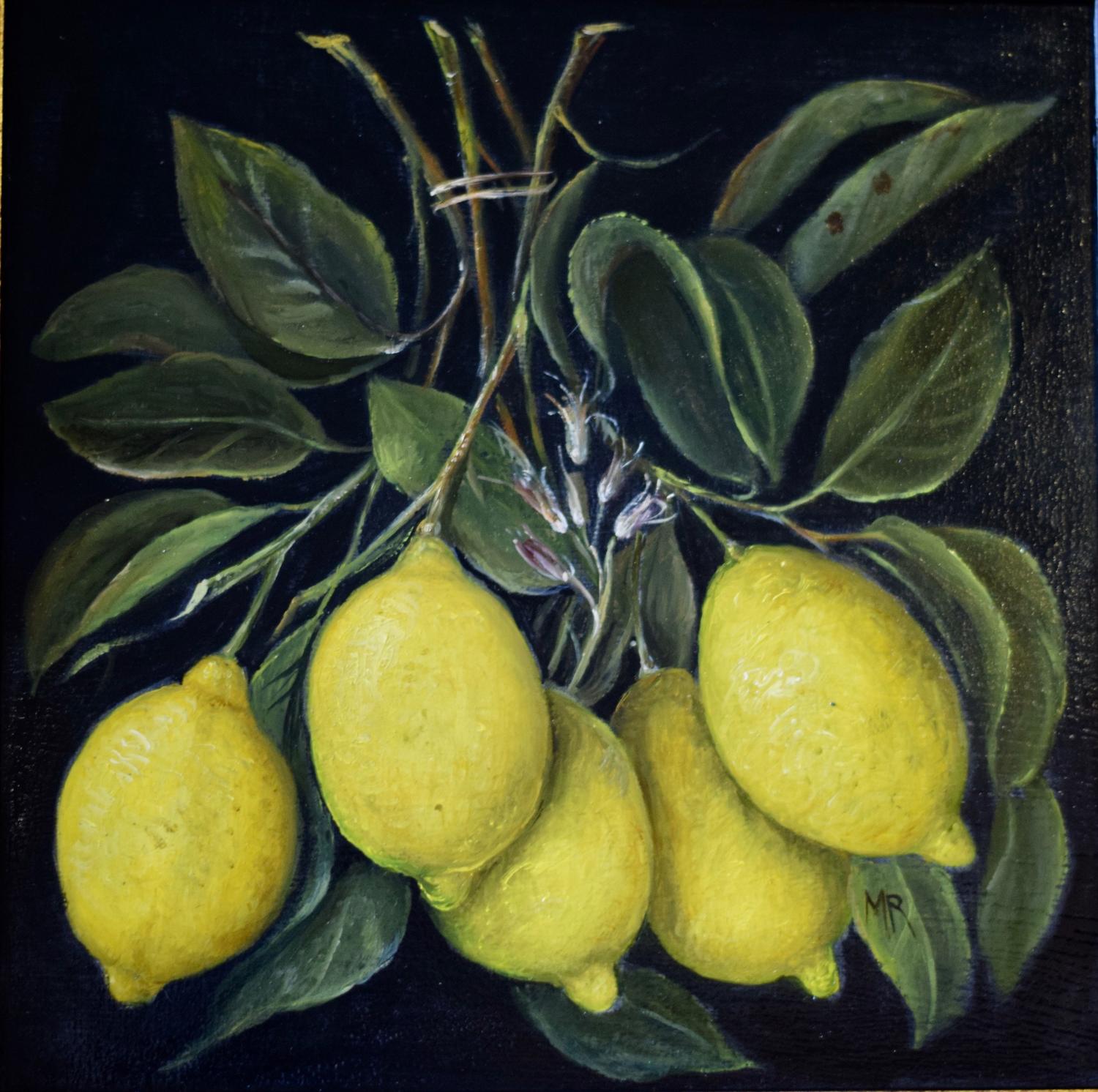 Branches of lemons.