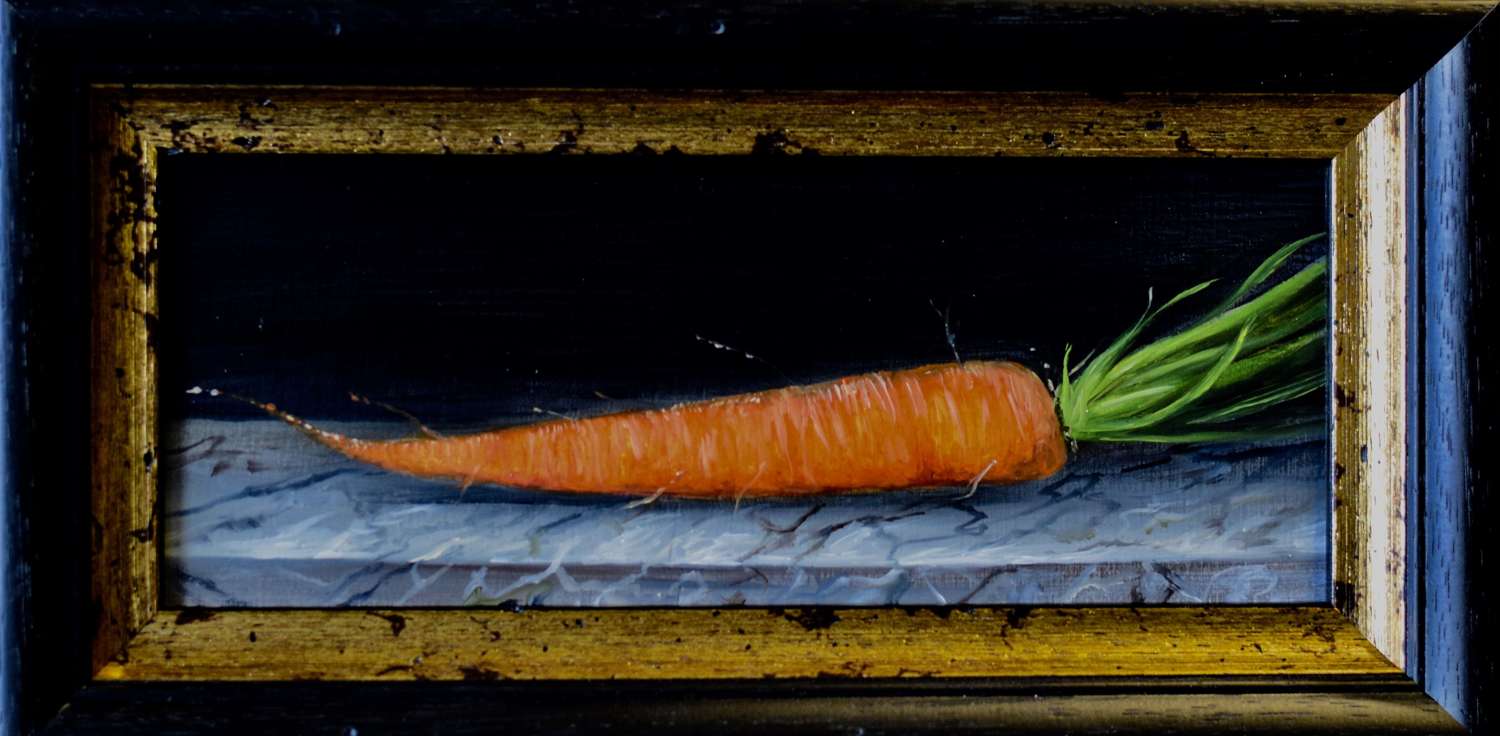 Carrot on marble