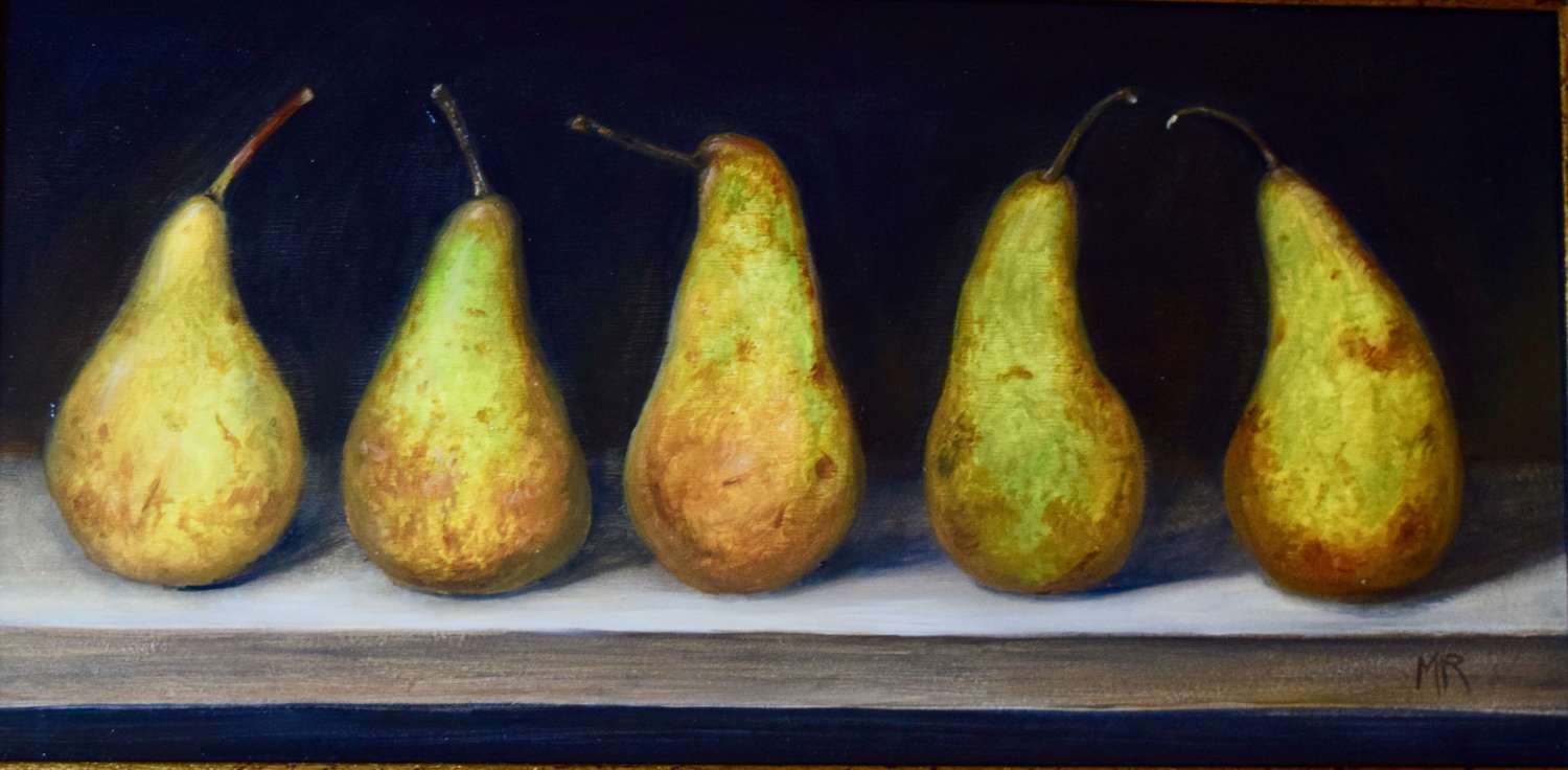 Shelf of Conference pears