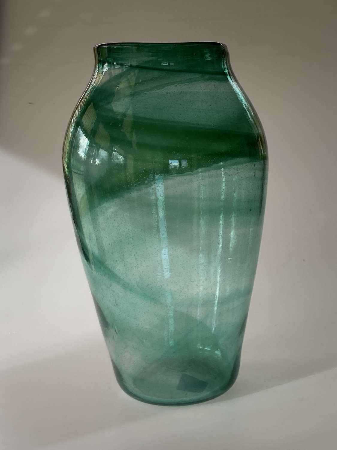 Hartley Wood Green stripey vase