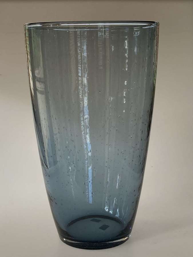 Large blue French vase