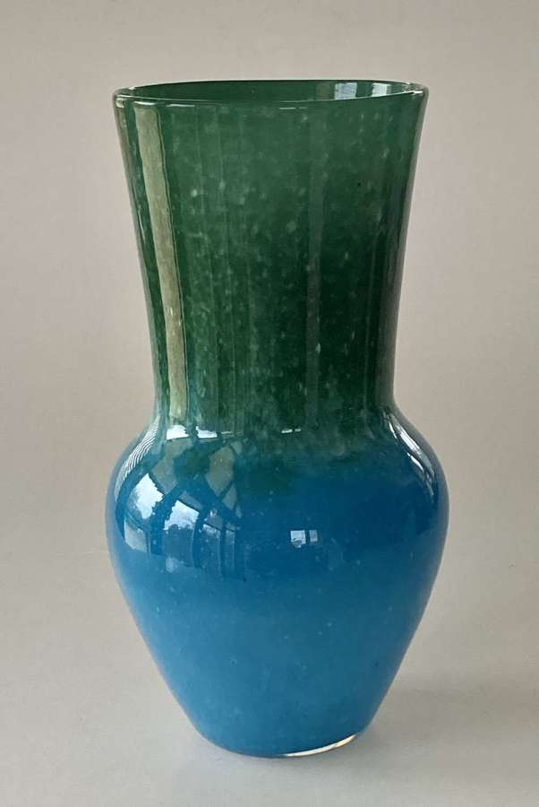 Bronze Age blue and green cloudy vase