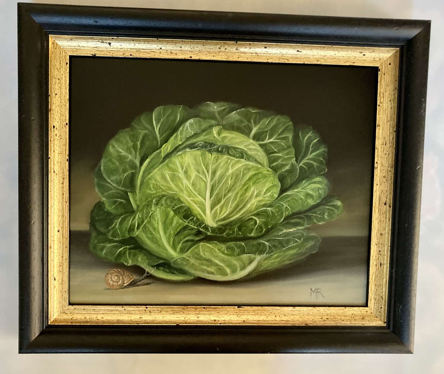 Cabbage and snail