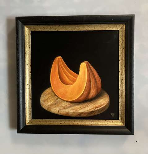 Squash on a round board