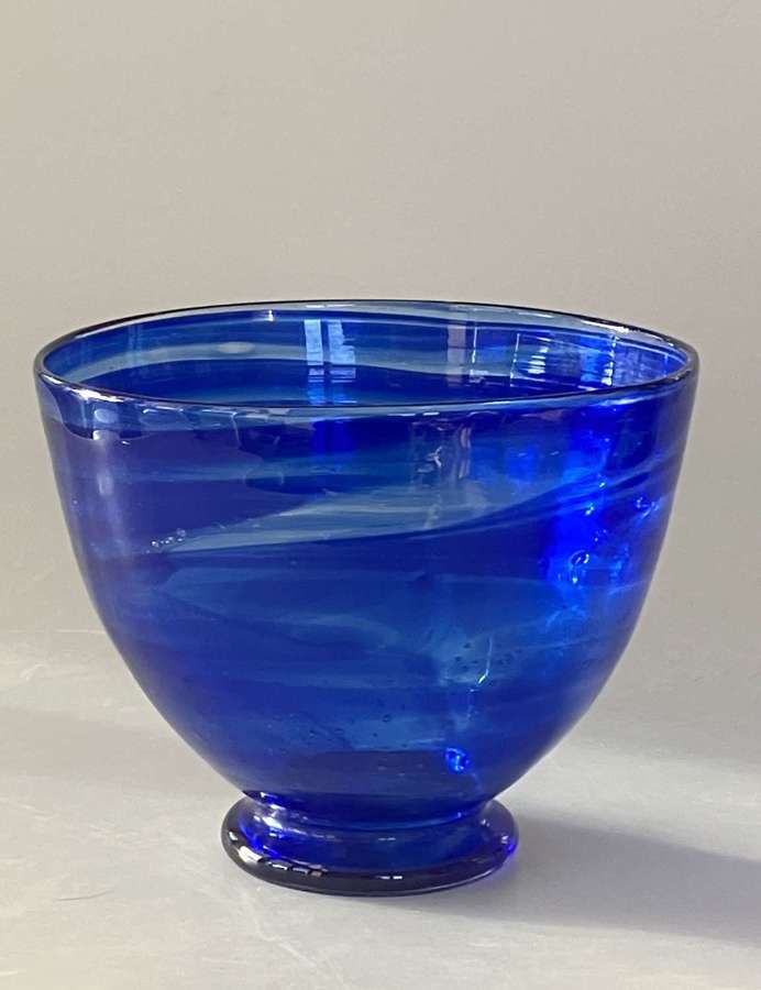 Sanctuary blue cloudy/streaky bowl