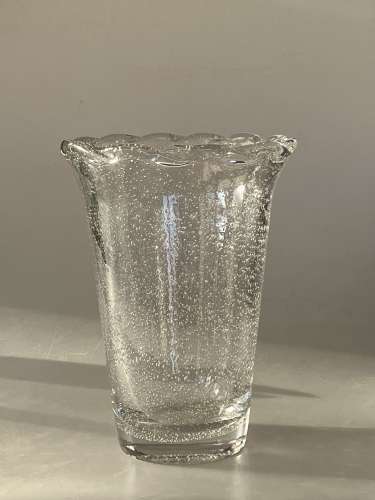 Tall Daum bubble vase