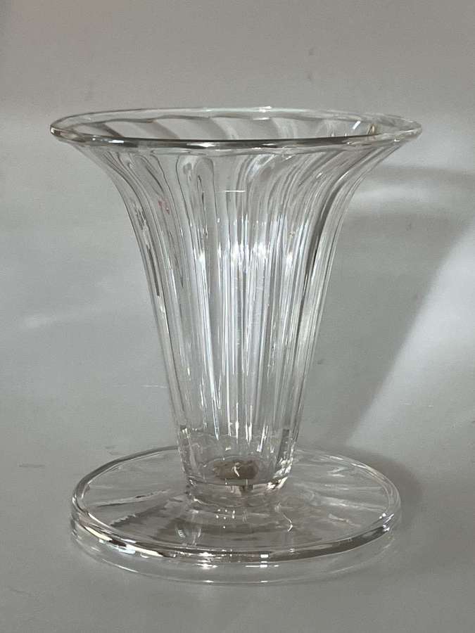 Fluted vase on wide base, Harry Powell