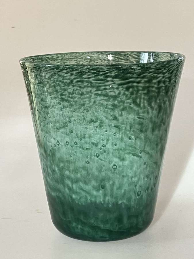 Cloudy green Nazeing vase