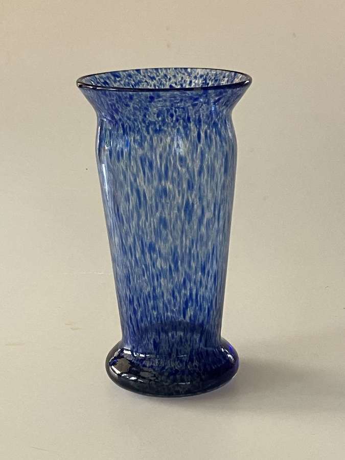 Streaky blue vase