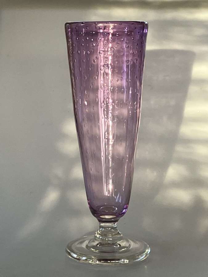 Amethyst bubble vase. Keith Murray
