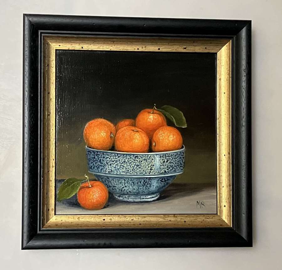Tangerines in a bowl