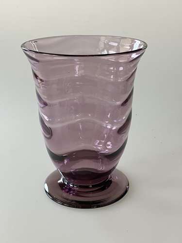 Webb Amethyst wave vase