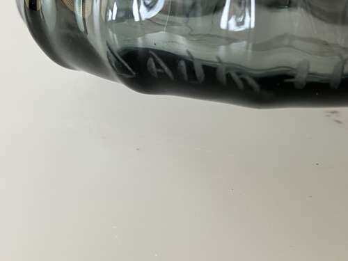 Daum ribbed vase