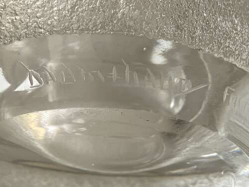 Flared top Daum vase