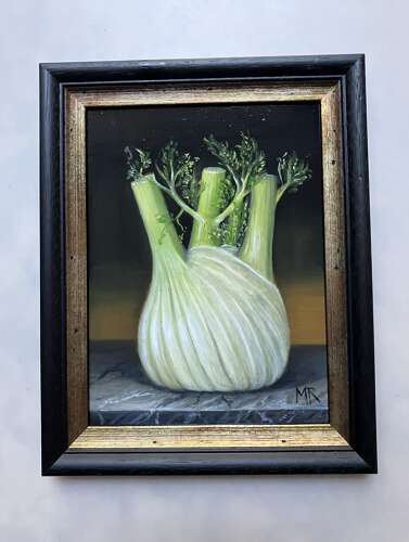 Fennel on a marble topped table