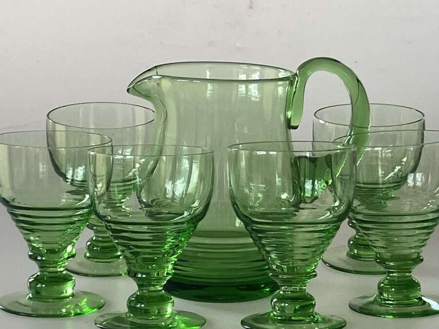 Webb set of 6 glasses and jug