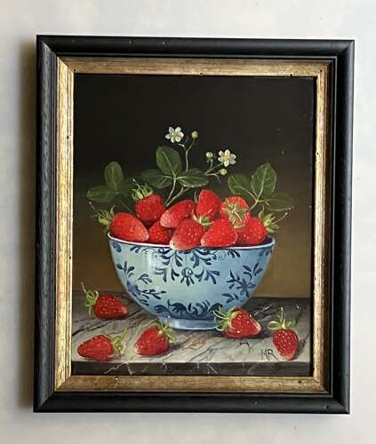 Bowl of strawberries